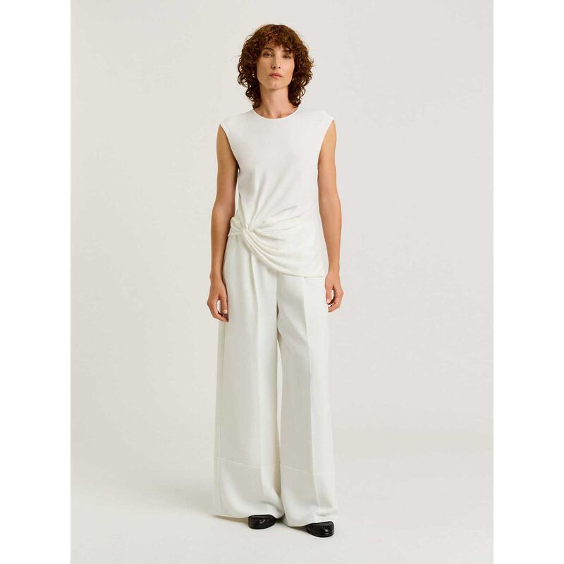 Veronika Maine Twist Front Knit Top image number 3